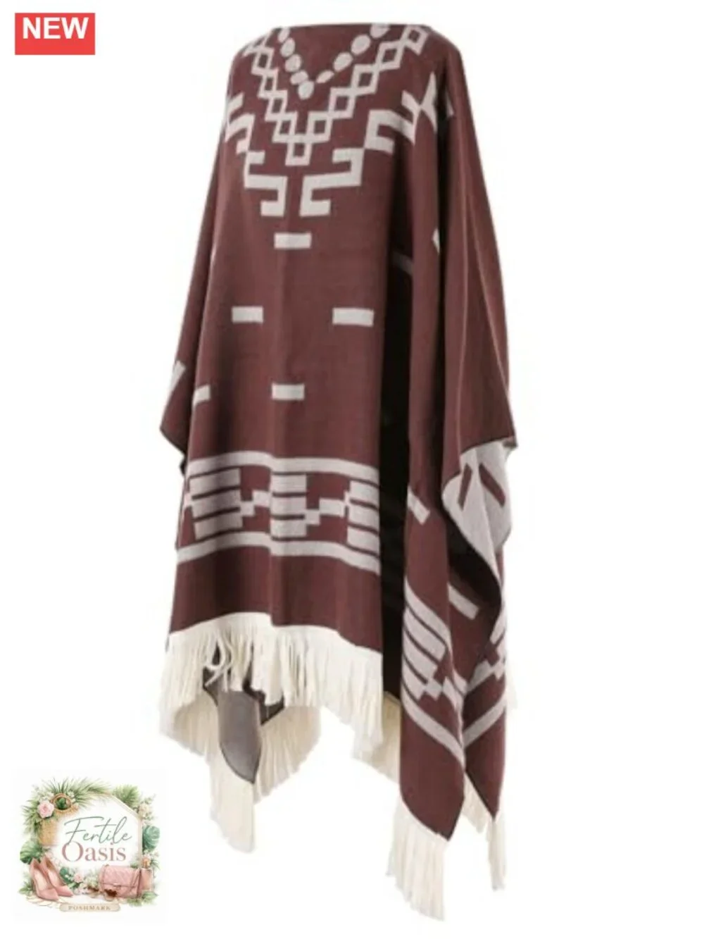 Fashion Travel Shawl Wrap Poncho Cape Long Blanket Tassels Sweater Top